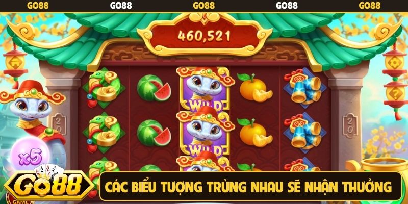 Các biểu tượng trùng nhau sẽ nhận thưởng