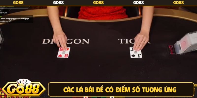 Các lá bài đề có điểm số tương ứng