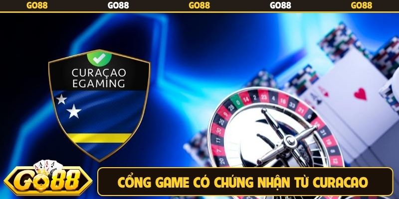 Cổng game có chứng nhận từ Curacao