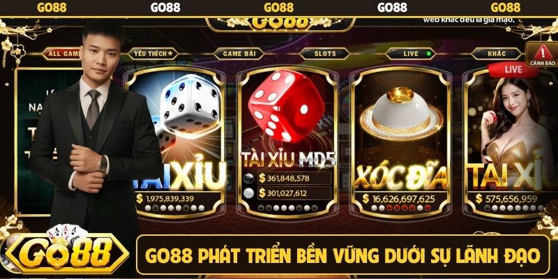 Go88 phát triển bền vững dưới sự lãnh đạo của CEO