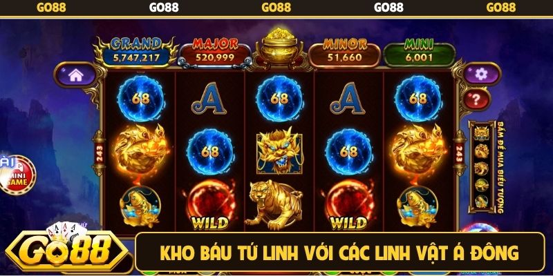 Kho báu tứ linh với các linh vật đậm chất Á Đông