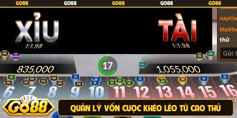 Quản lý vốn cược khéo léo từ cao thủ