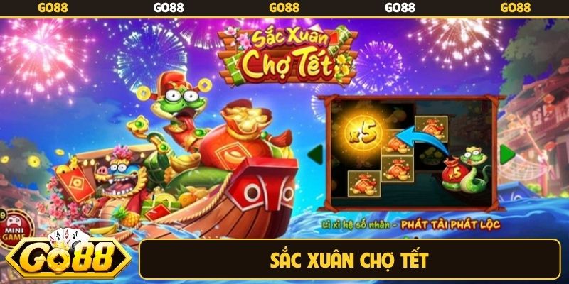 Sắc xuân chợ tết