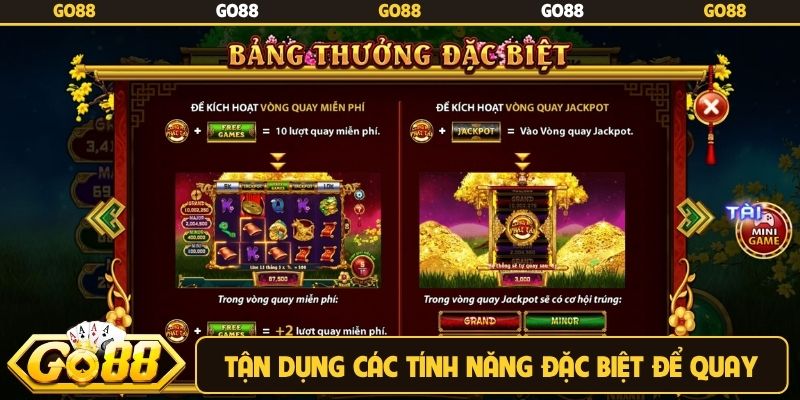 Tận dụng các tính năng đặc biệt để quay hiệu quả